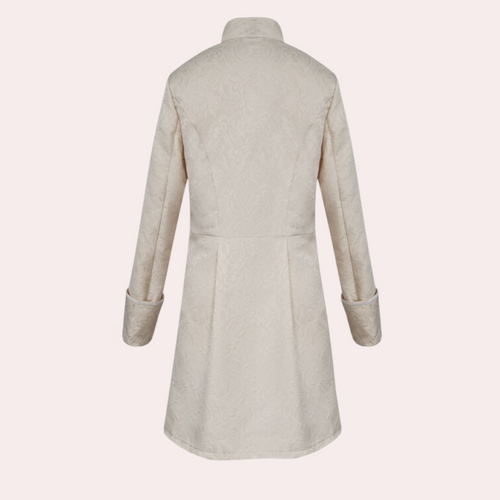 WW | Luxuriöser Langer Mantel Im Weinlese Stil Für Herren