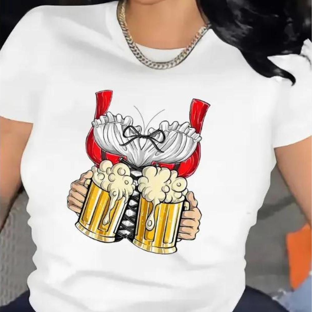 WW | Frauen T-Shirt Dirndl Bier Oktoberfest