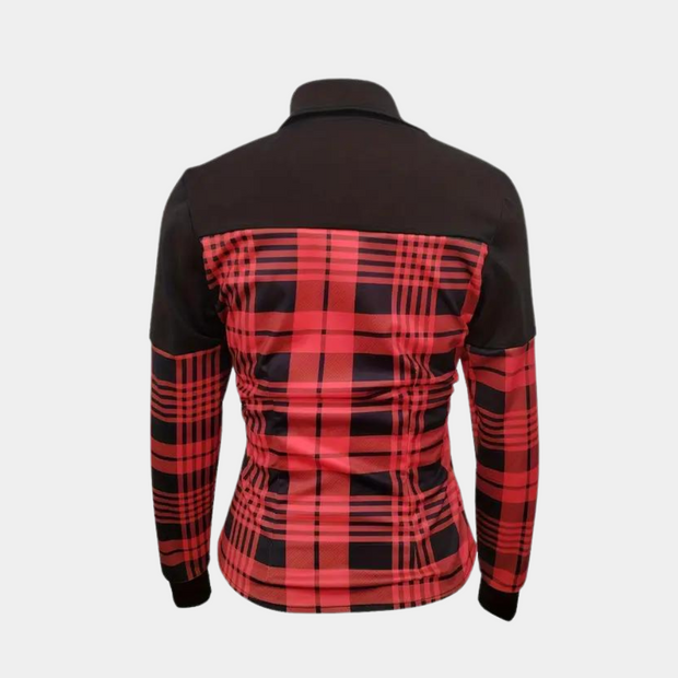 WW | Karierte Langarmbluse für Damen