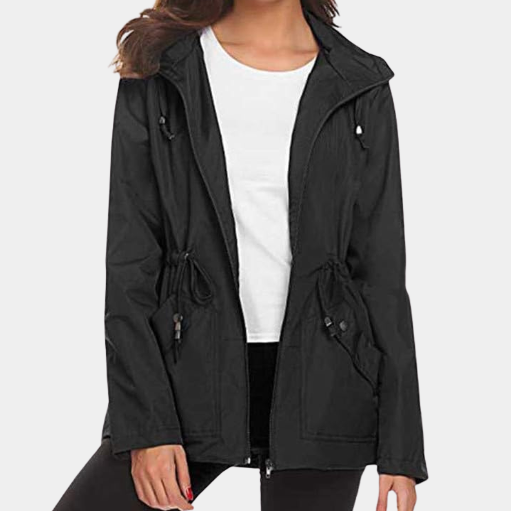 WW | Verstellbare Jacke Mit Kapuze Und Taschen Für Damen