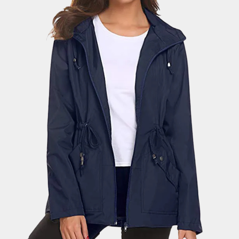 WW | Verstellbare Jacke Mit Kapuze Und Taschen Für Damen