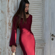 WW | Leichte Maxikleid mit Romantischem Schnitt