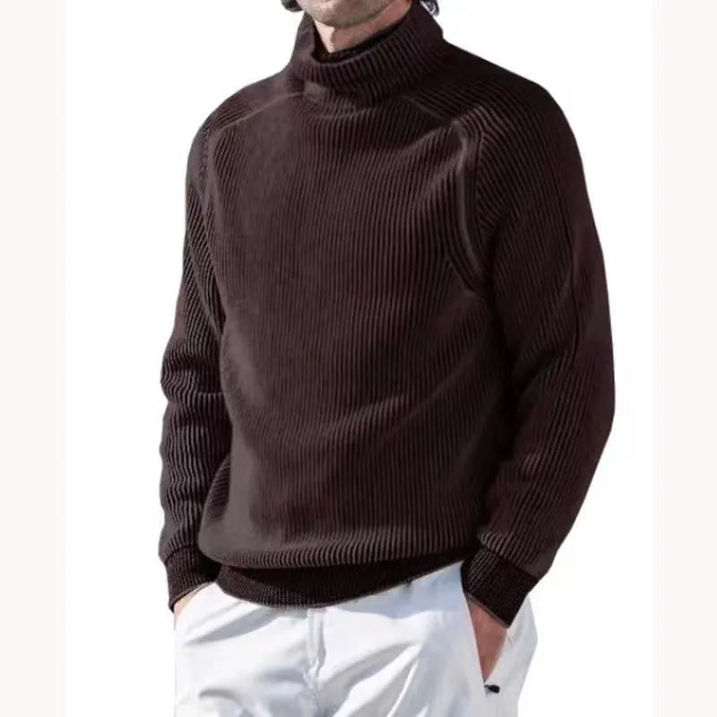 Wolff - Dicker lässiger Herrenstrickpullover