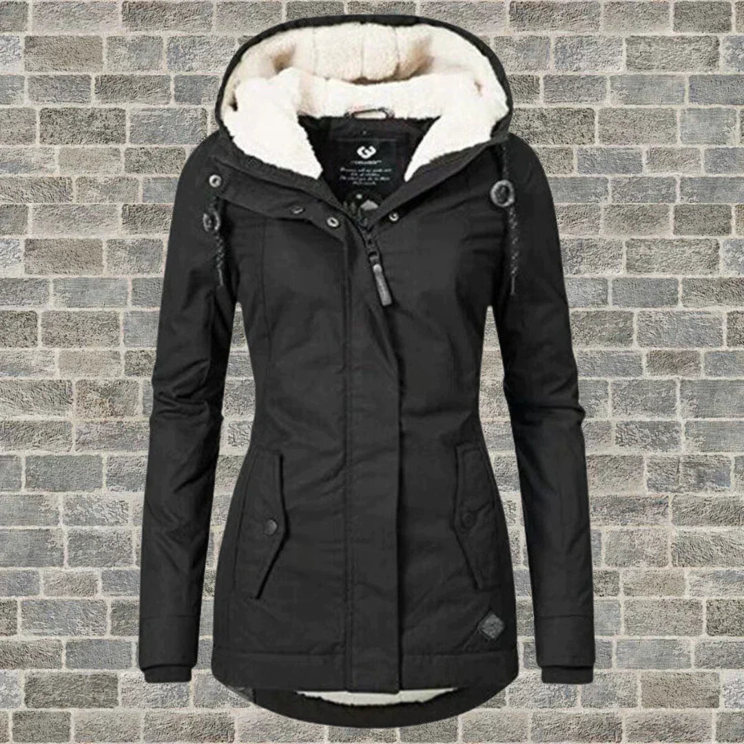 W&W Mode | Modischer Mantel mit Kapuze für Winter und Herbst