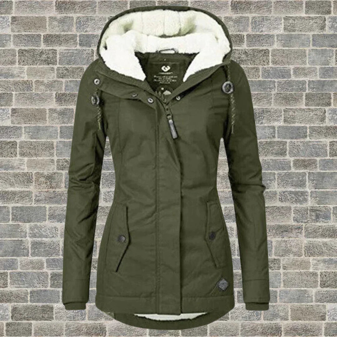 W&W Mode | Modischer Mantel mit Kapuze für Winter und Herbst