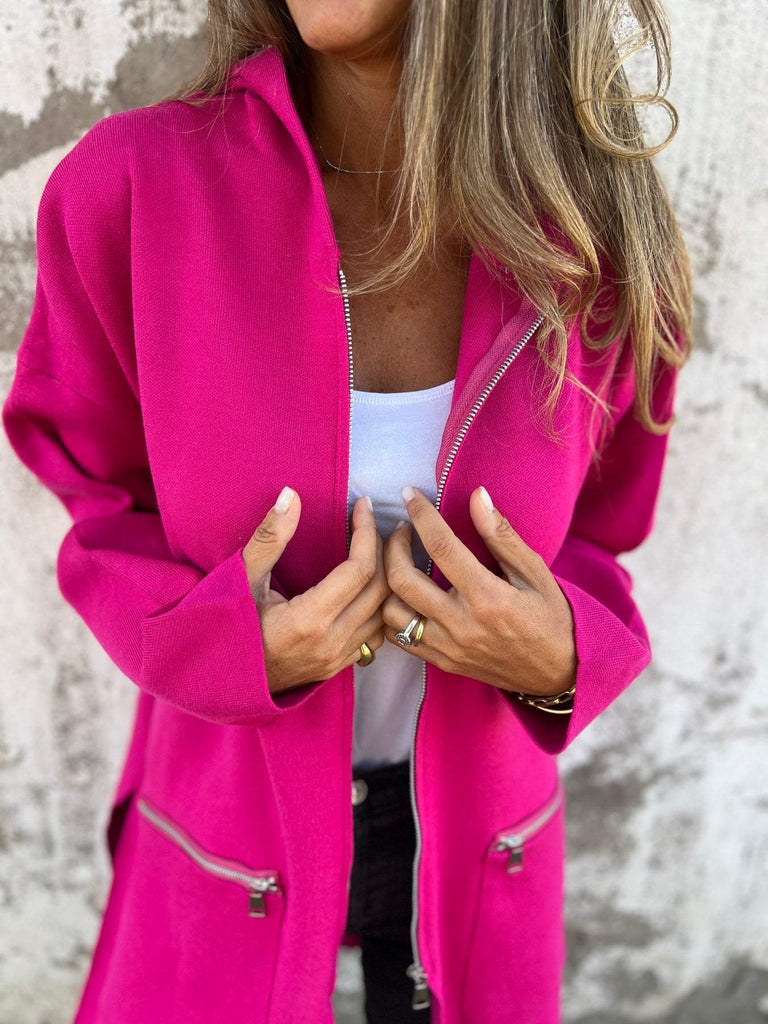 WW | Casual Hoodie Mit Reißverschluss Für Damen