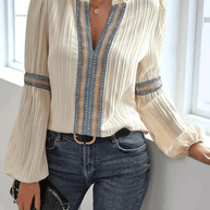 WW | Spitzen Boho Chic Bluse Für Frauen