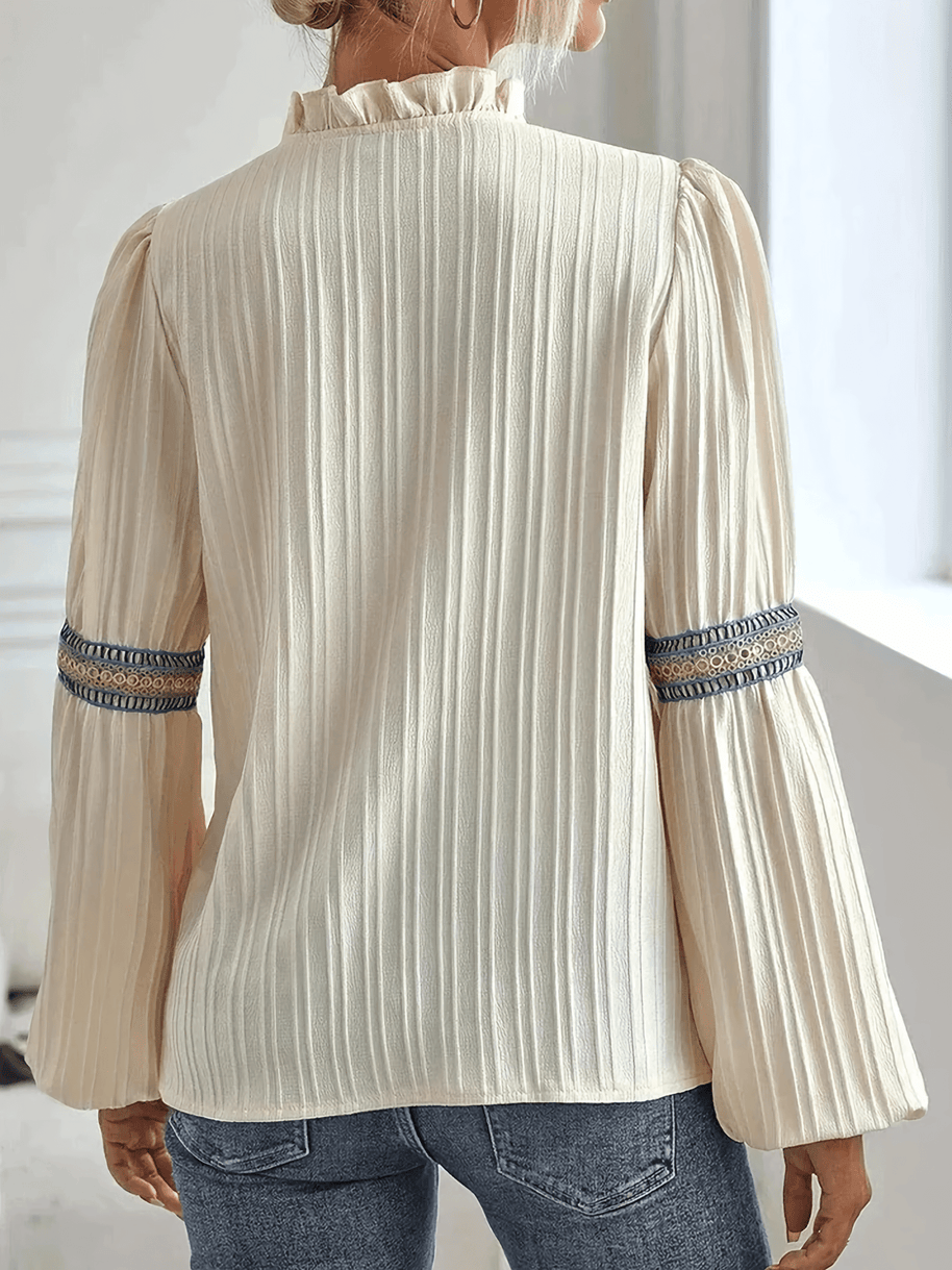 WW | Spitzen Boho Chic Bluse Für Frauen
