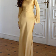 WW | Leichte Maxikleid mit Romantischem Schnitt