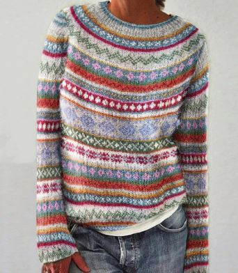 W&W Mode | Farbiger Mode-Pullover