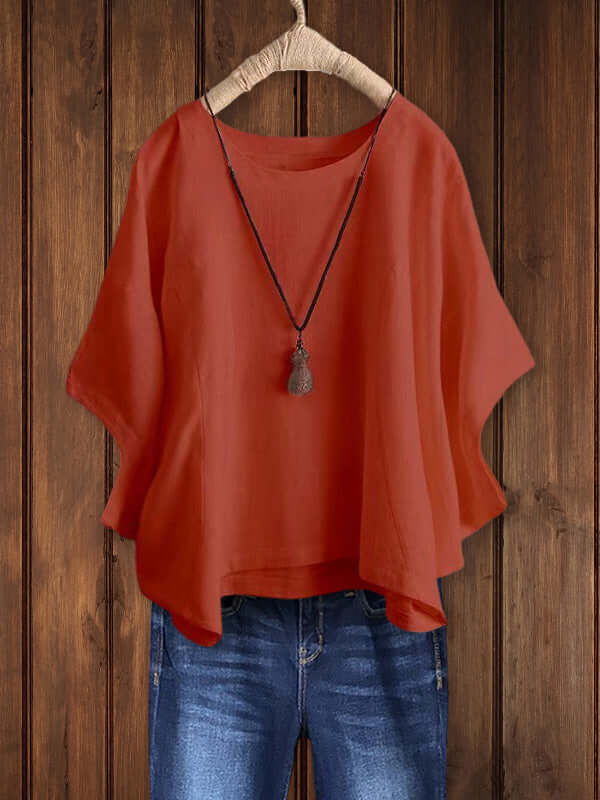 WW | Rundhalsausschnitt Tunika Top