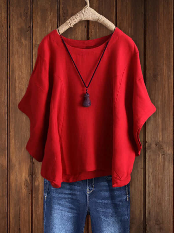WW | Rundhalsausschnitt Tunika Top