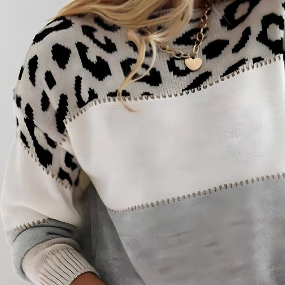 WW | Lässiger Pullover Mit Leo Design