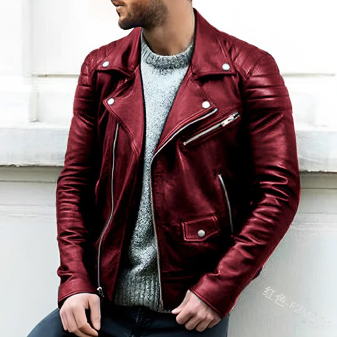 W&W Mode | Bikerjacke aus Leder für Männer