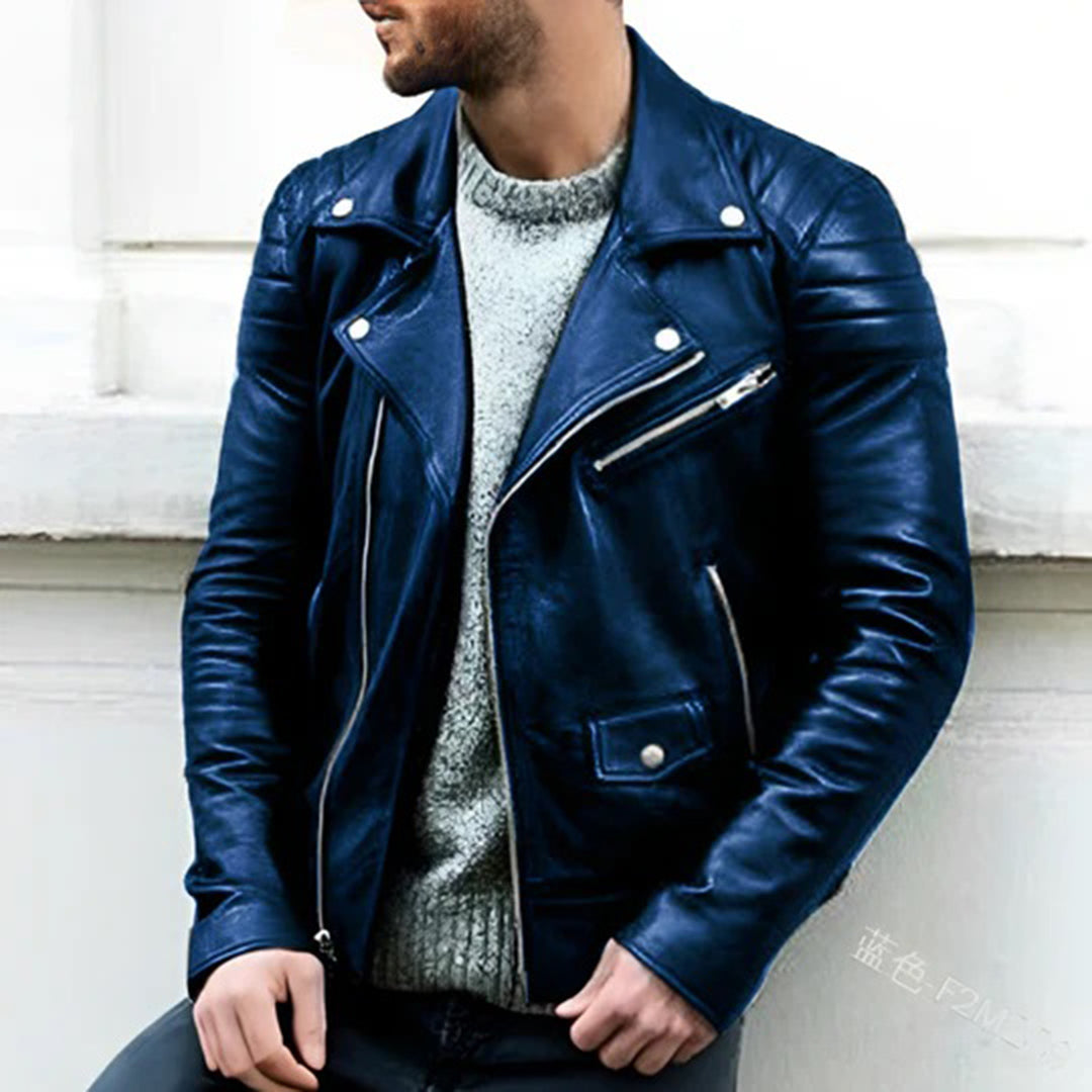 W&W Mode | Bikerjacke aus Leder für Männer