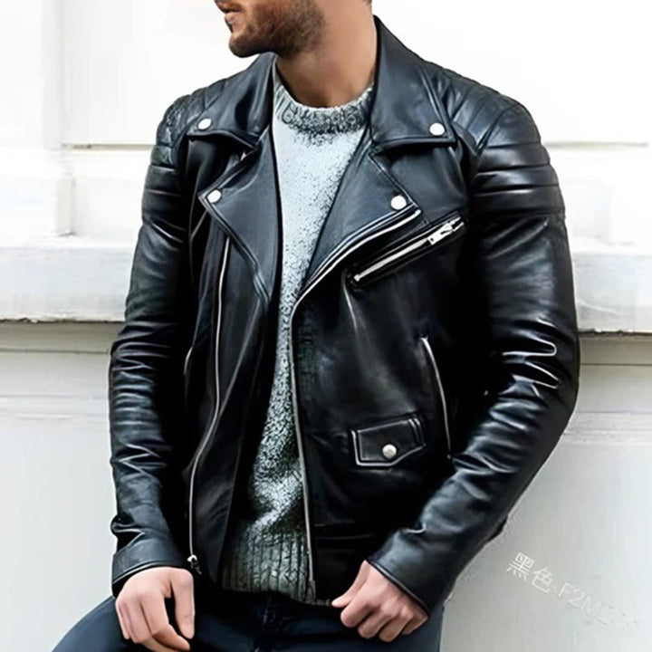 W&W Mode | Bikerjacke aus Leder für Männer