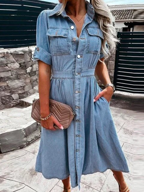 Sommerkleid in Denim