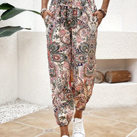 Stilvolle Hose mit Boho-Print