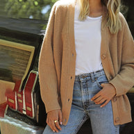 WW | Oversized Cardigan für Damen mit luxuriösem Komfort