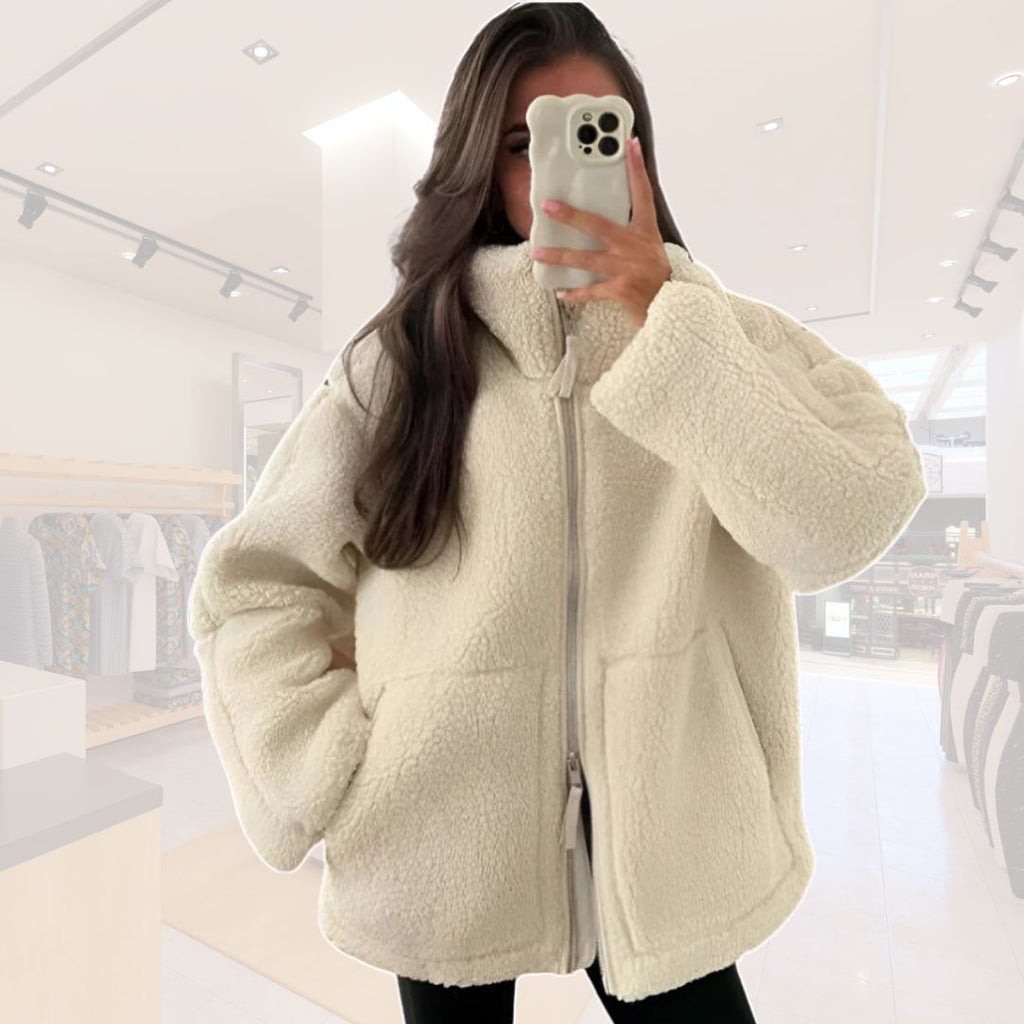 WW | Damen Teddy Fleecejacke