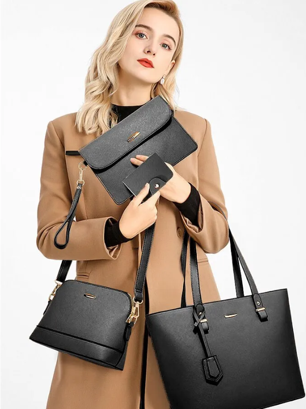 W&W Mode | 4-Teiliges Taschen-Set – Praktisch und Stilvoll