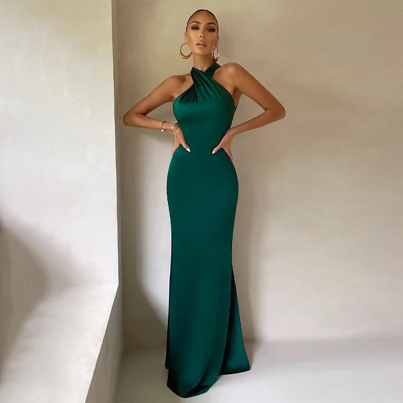 ärmelloses Kreuz Madi Kleid