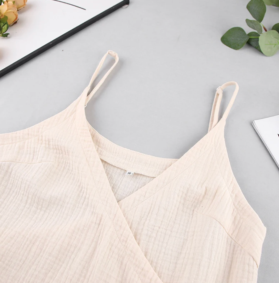 WW | Sommerkleid Atmungsaktiver Baumwollmix Lässig & Elegant Sommergrundlage