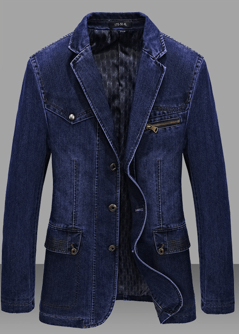 W&W Mode | Jeans Anzugjacke Für Herren