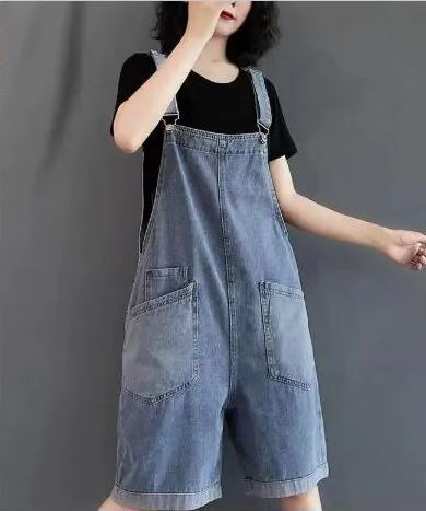 WW | Jumpsuit mit Denim-Hosenträger