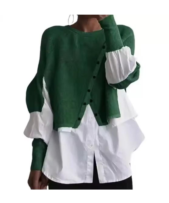 W&W Mode - Eleganter Pullover mit Hemd