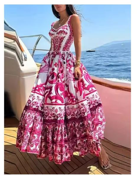 WW | Elegantes Floral-Midi-Kleid