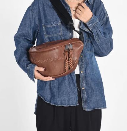 W&W - Leder-Brusttasche