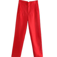 WW Vintage Hose mit geradem Reißverschluss und erhöhter Taille