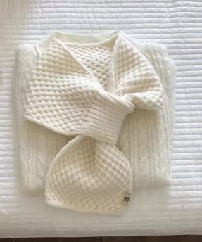 Damen Kuschel-Schal mit eleganter Schleifenoptik und hochwertiger Verarbeitung WW