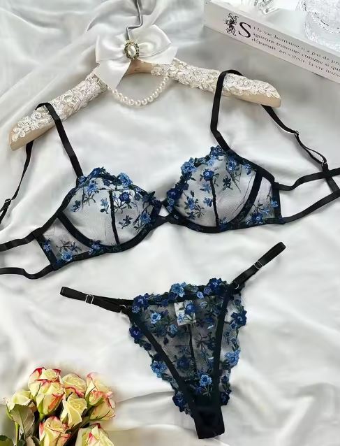 WW-Unterwäsche Zweiteiler mit Kontrastfarben