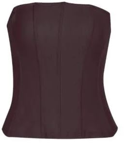Damen Korsett-Oberteil mit elegantem Schnitt und figurformendem Design W&W Mode