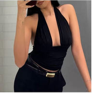 Damen figurbetontes Top mit cleverem Wickeldesign W&W