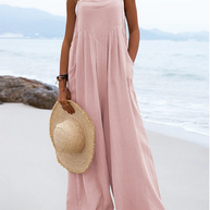 Rosabella™️ - Ärmelloser Jumpsuit mit Weitem Bein