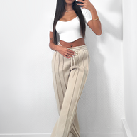 WW | Gestreifte Loose Fit Jogginghose für Damen