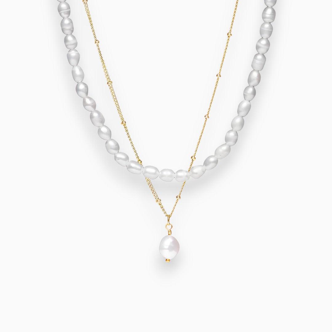W&W Mode | Paradise Perlen Satz Halskette Mit Elegantem Glanz Für Damen
