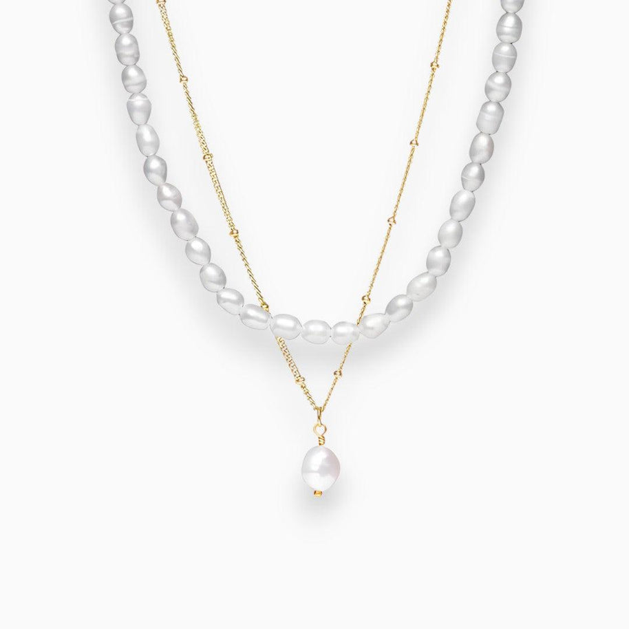 WW | Paradise Perlen Satz Halskette Mit Elegantem Glanz Für Damen