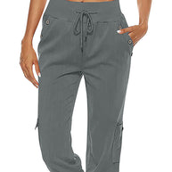 WW | Elastischer Taillenbund Caprihose Damenbekleidung