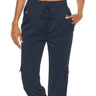 WW | Elastischer Taillenbund Caprihose Damenbekleidung