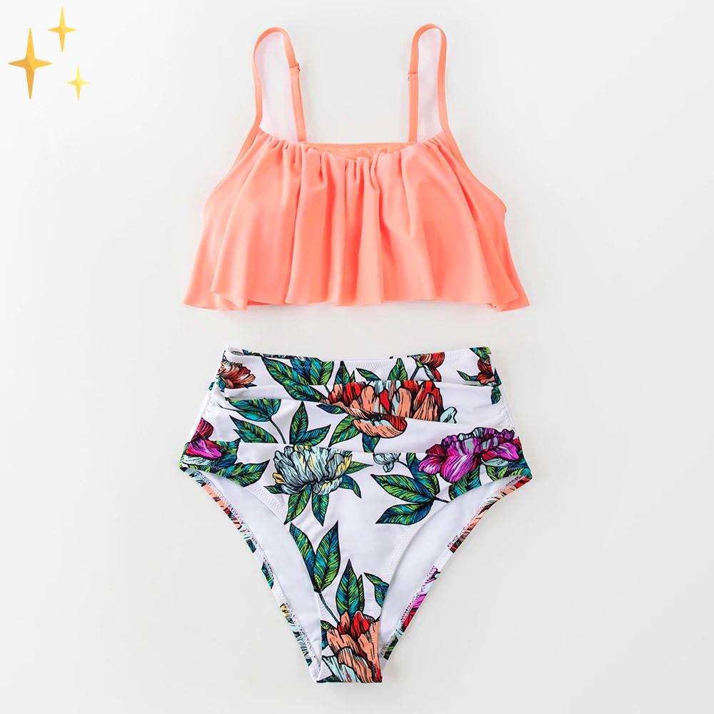 W&W Mode Der bequemste und schönste Bikini des Jahres, mit höher geschnittenem Unter- und Oberteil