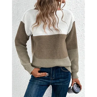 WW | Damen Winterpullover Lebendige kuschelige Strickwaren