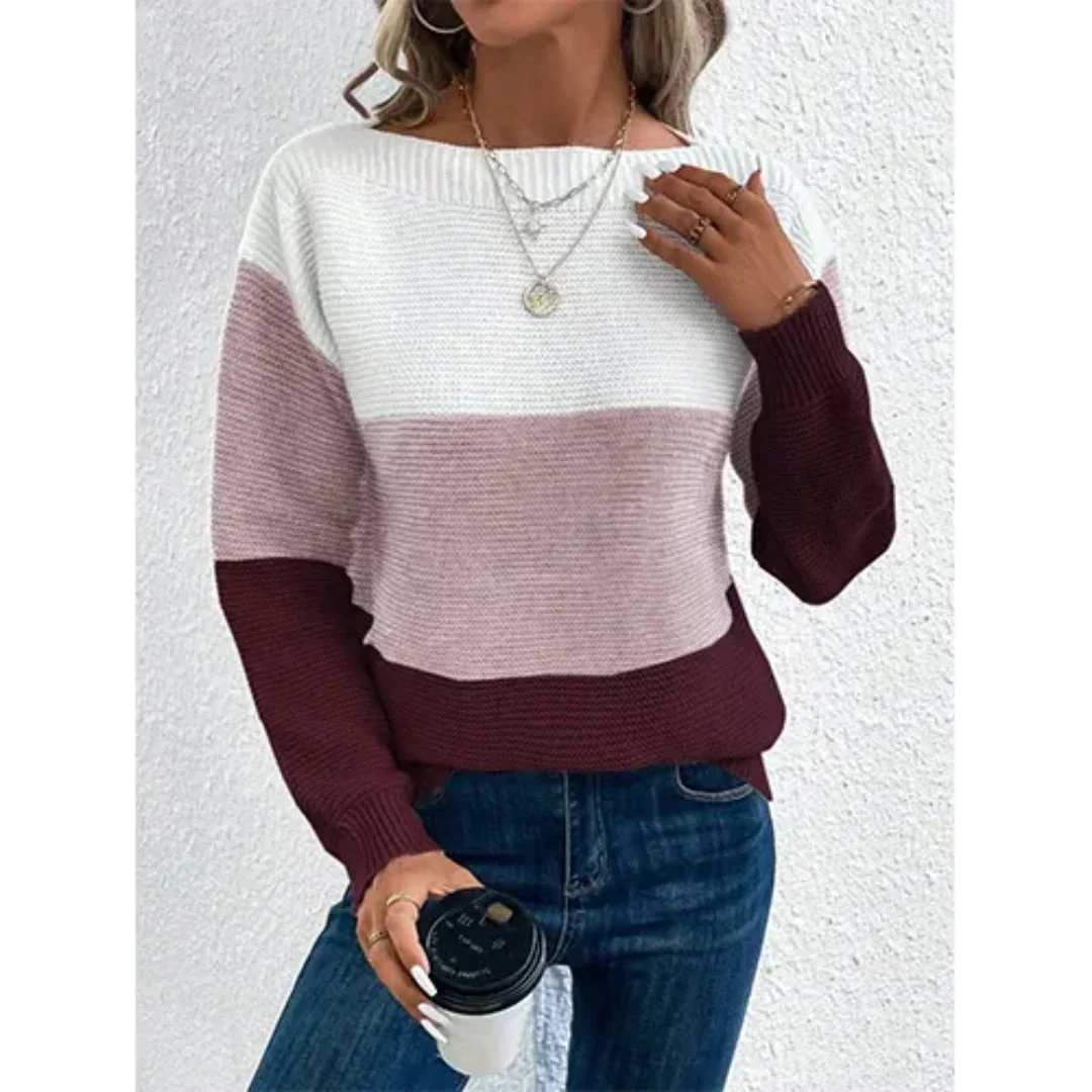 W&W Mode | Damen Winterpullover Lebendige kuschelige Strickwaren