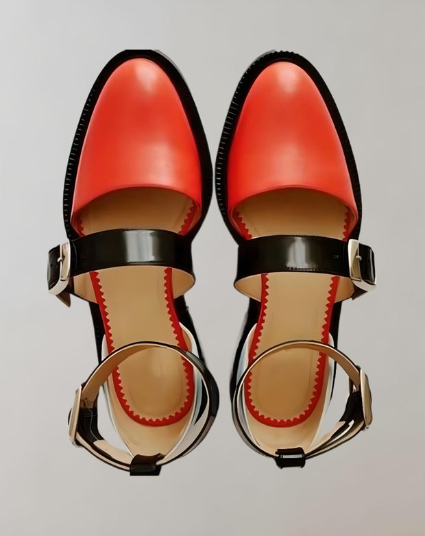 WW | Geschlossene Sandalen Mit Zufälligem Design Schuhe