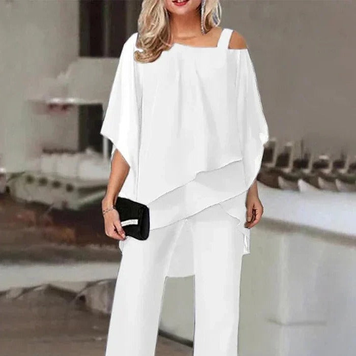W&W Mode | Elegantes Schulterfreies Zweiteiler Satz
