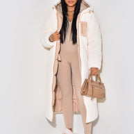 WW | Warme Gefütterte Winterjacke für Damen - Wendbare Fleecejacke