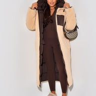 WW | Warme Gefütterte Winterjacke für Damen - Wendbare Fleecejacke